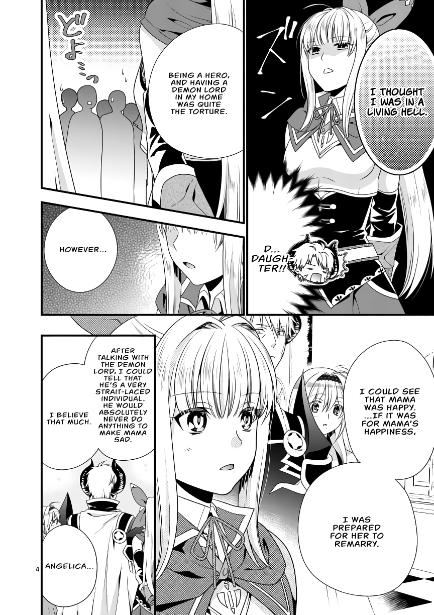 Maou Desu. Onna Yuusha no Hahaoya to Saikon Shita no de, Onna Yuusha ga Giri no Musume ni Narimashita. Chapter 6 5